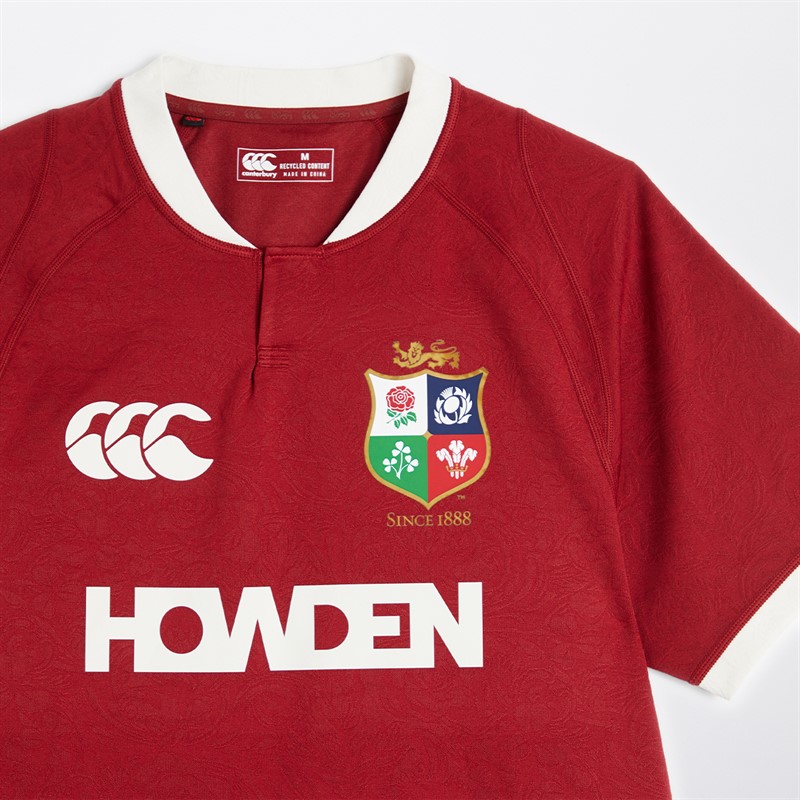 Canterbury British And Irish Lions 2025 Replica Jersey Red Dahlia