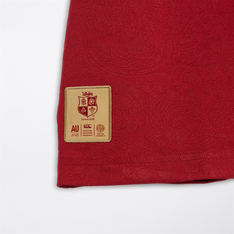 Canterbury British And Irish Lions 2025 Replica Jersey Red Dahlia