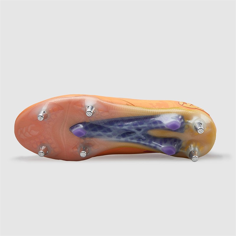 Canterbury Mens Phoenix Genesis Elite SG Soft Ground Rugby Bots Orange/Yellow