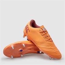 Canterbury Mens Phoenix Genesis Team SG Soft Ground Rugby Boots Orange/Yellow