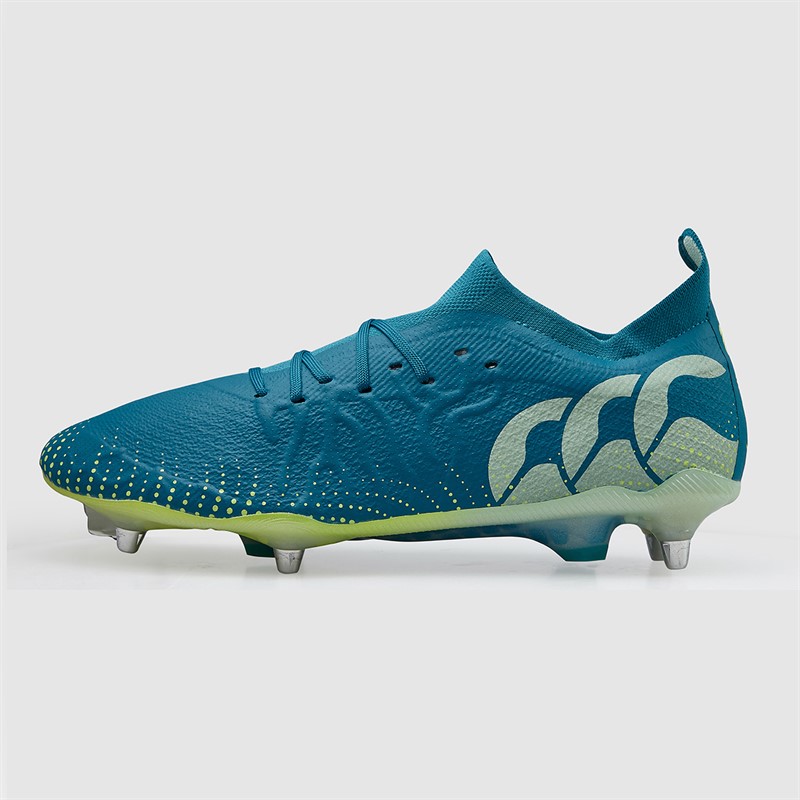 Canterbury Mens Speed Infinite Elite SG Soft Ground Rugby Boots Dark Green/Light Green