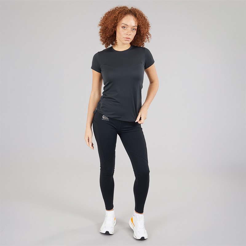 Canterbury Womens Vapodri Training Tight Leggings Black