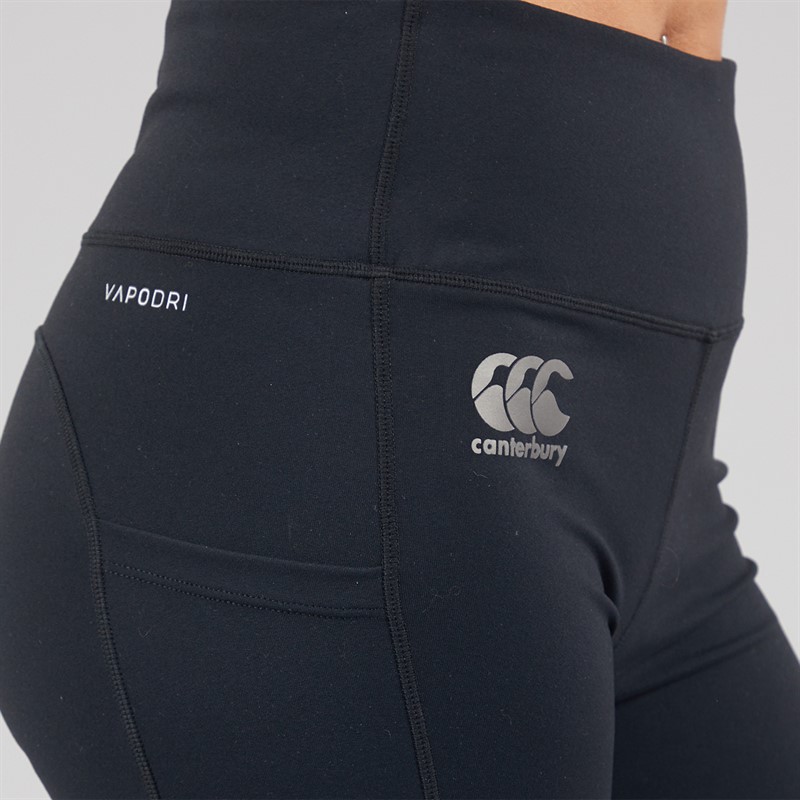 Canterbury Womens Vapodri Training Tight Leggings Black