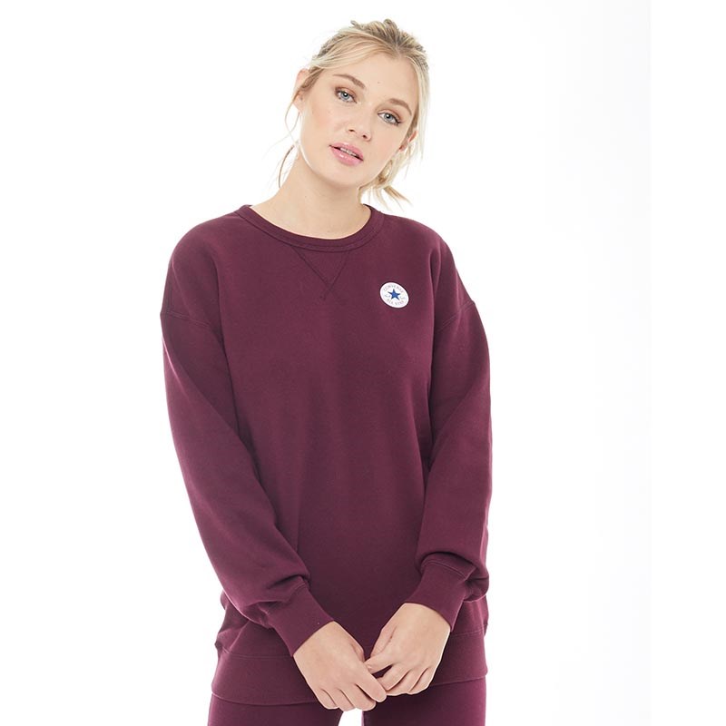 sweat onitsuka tiger fille bordeaux
