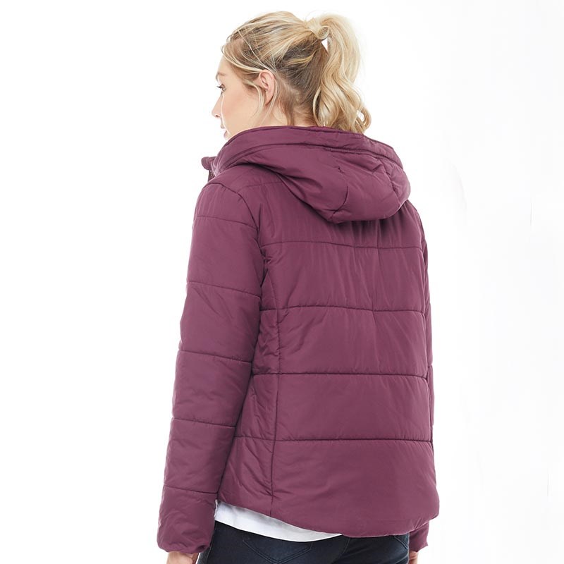 Buy Converse Womens Core Poly Fill Puffer Jacket Burgundy