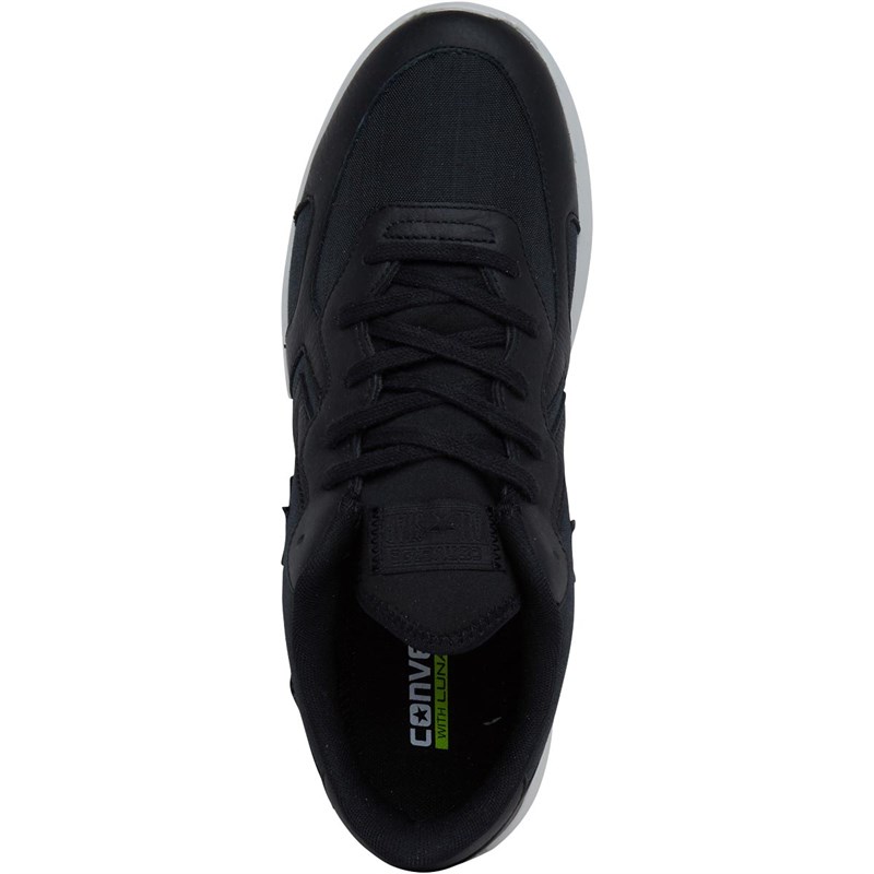 converse thunderbolt ox black