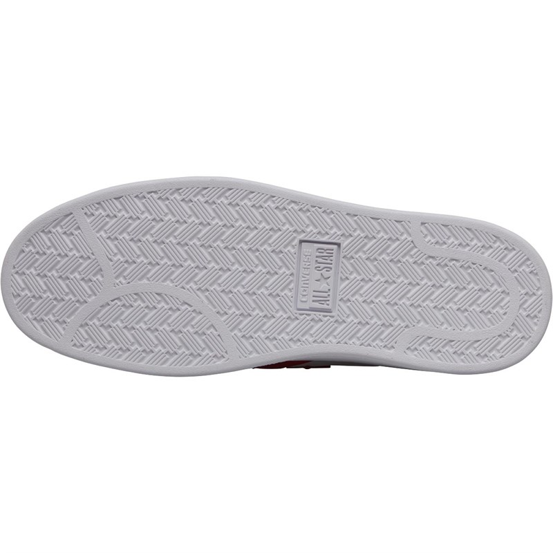 converse pro leather trainers in white