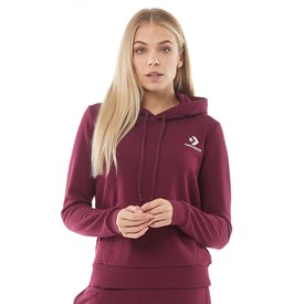 burgundy converse hoodie