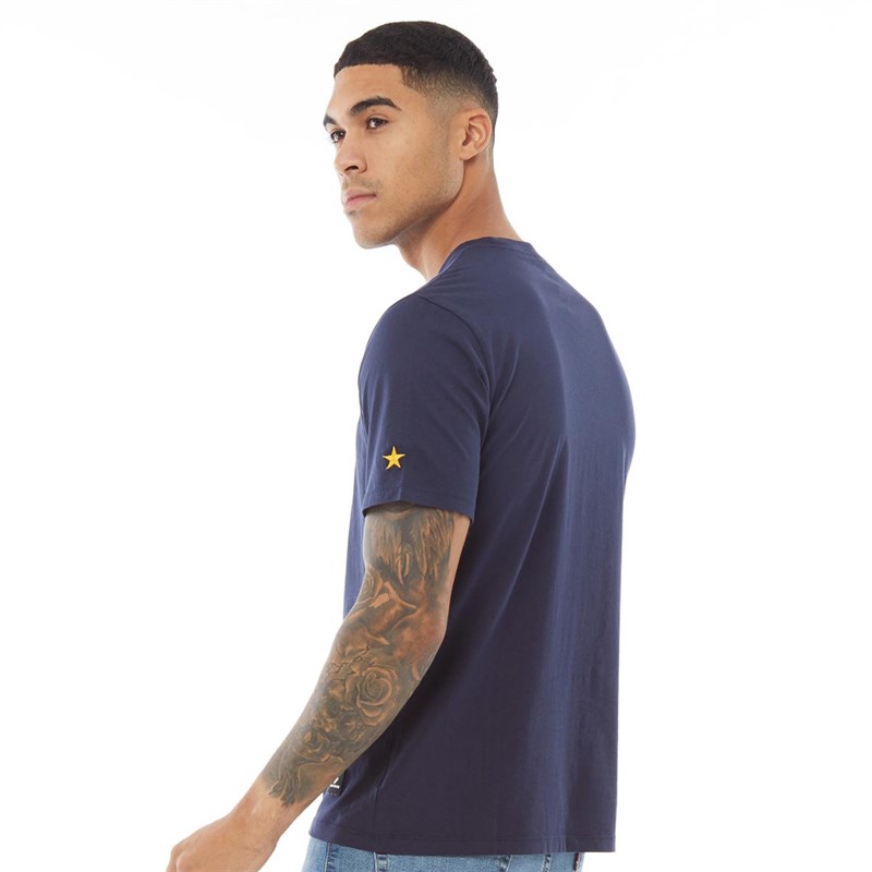 t shirt converse homme bleu