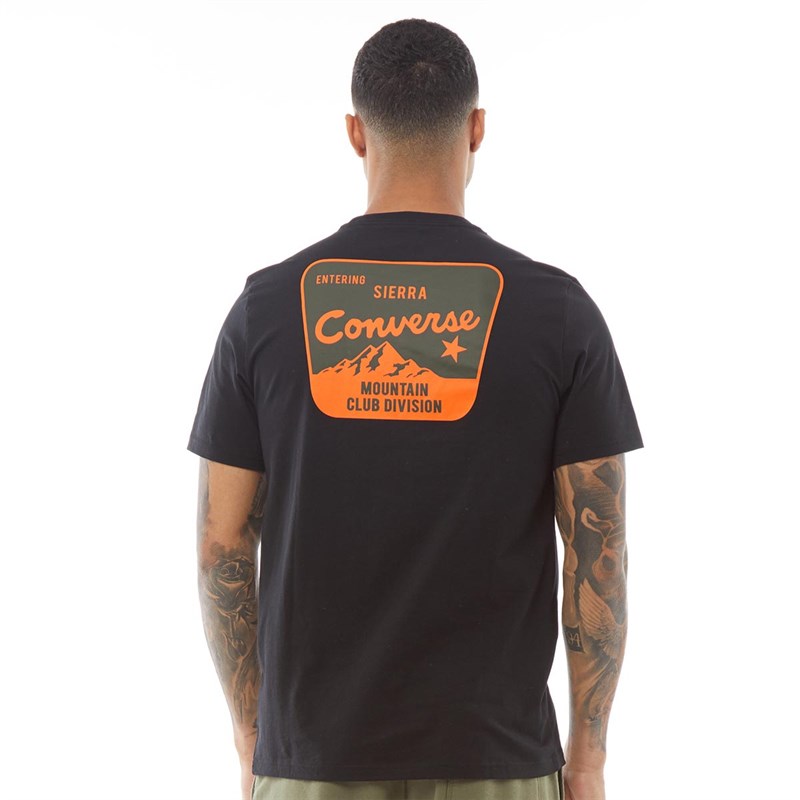 Buy Converse Mens Mountain Rec TShirt Black