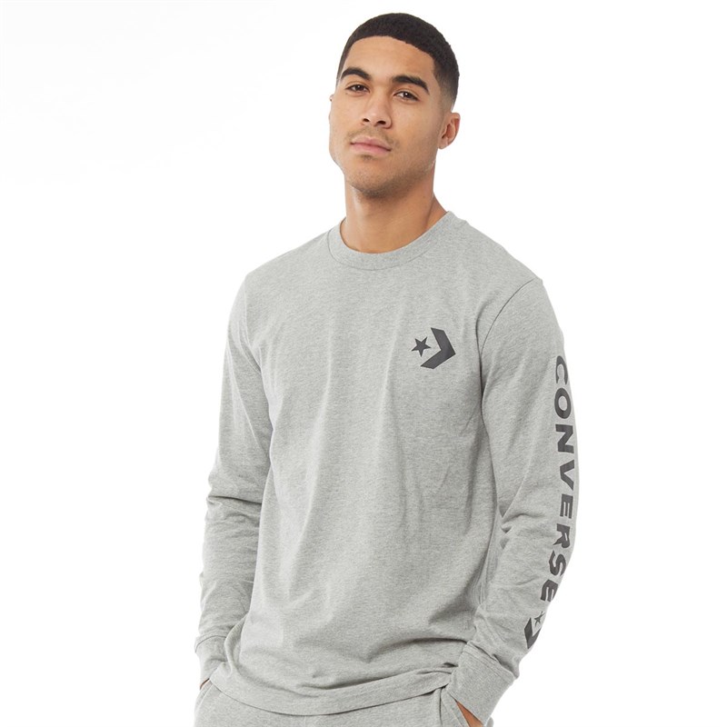 Converse Herren Star Chevron Wordmark Top mit langem Arm Converse Herren Star Chevron Wordmark Top mit langem Arm