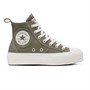 Converse Womens Chuck Taylor All Star Lift Platform Oversized Patch Trainers Utility/Egret/Egret