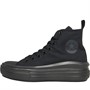 Converse Junior Girls Chuck Taylor All Star Move Platform Trainers Black/Black/Dark Smoke Grey