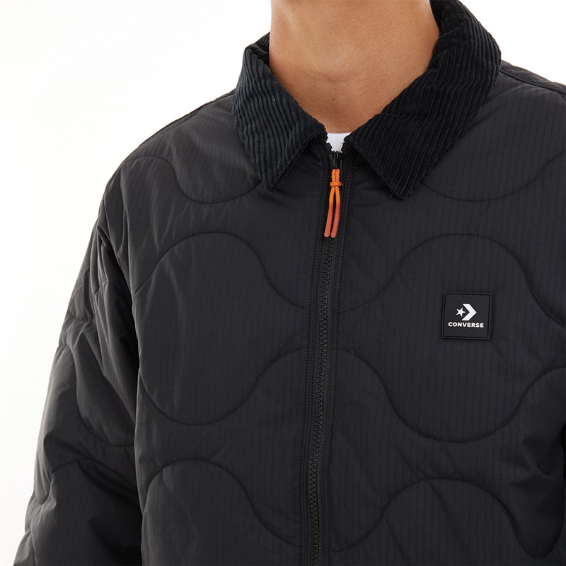 Converse Mens Utility Padded Jacket Black