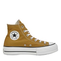 Converse Womens Chuck Taylor All Star Lift Platform Trainers Trek Tan/White/Black