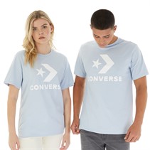 Converse Star Chevron Logo T-Shirt Cloudy Daze