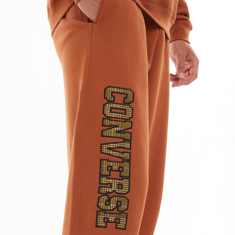 Converse Mens All Star Logo Sweat Pants Tawny Owl