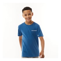 Converse Junior Boys Wordmark T-Shirt Dark Marina Blue