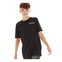 Converse Junior Boys Wordmark T-Shirt Black