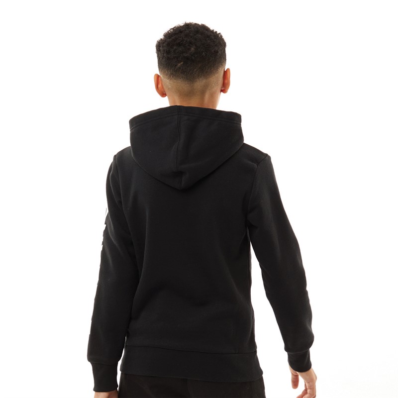 Converse Junior Boys Signature Chuck Patch Hoodie Black