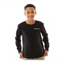 Converse Junior Boys Wordmark Crew Sweatshirt Black