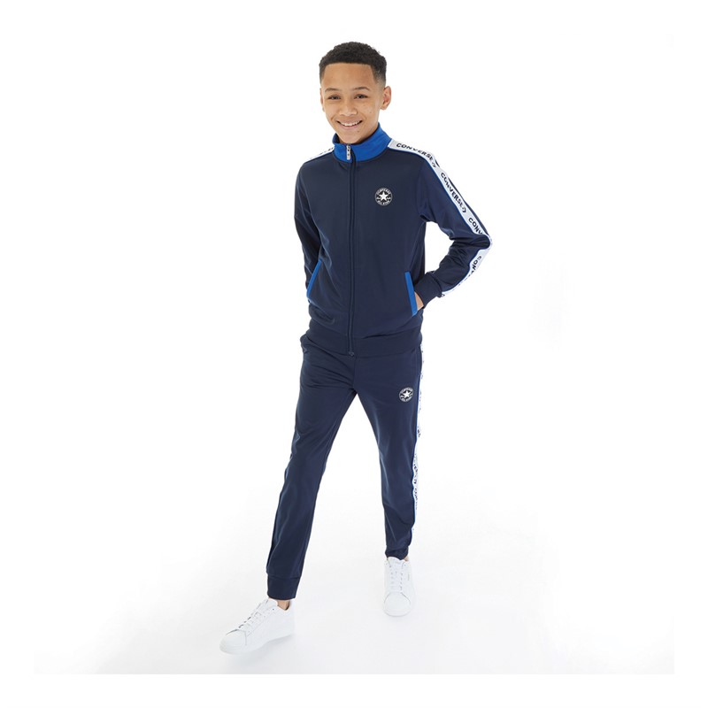 Converse Junior Boys Chuck Tricot Tracksuit Obsidian