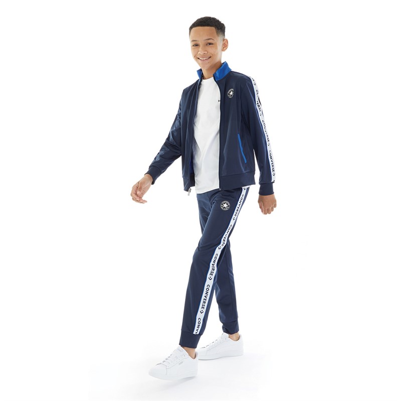 Converse Junior Boys Chuck Tricot Tracksuit Obsidian