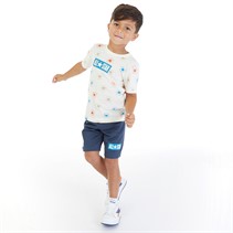 Converse Boys Logo T-Shirt And Shorts Set Converse Navy