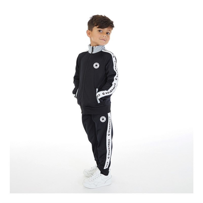 Converse Boys Chuck Tricot Tracksuit Black (Wolf Grey)