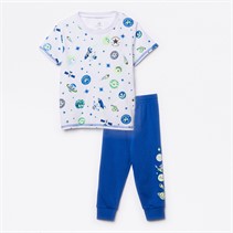 Converse Infant Boys Space Cruisers AOP T-Shirt And Joggers Set Converse Blue