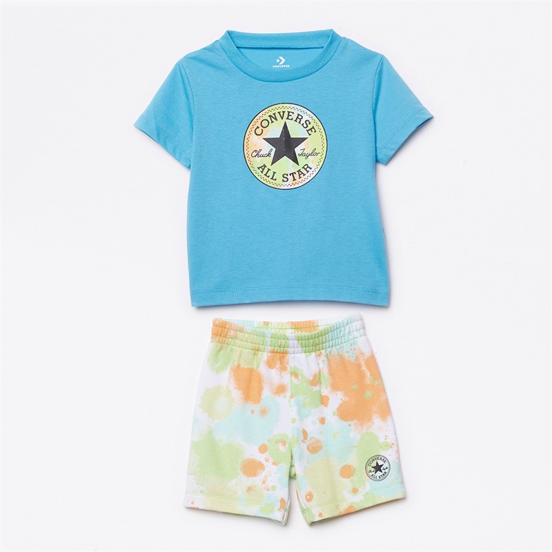 Converse Infant Boys Graphic T-Shirt And Shorts Set Multi