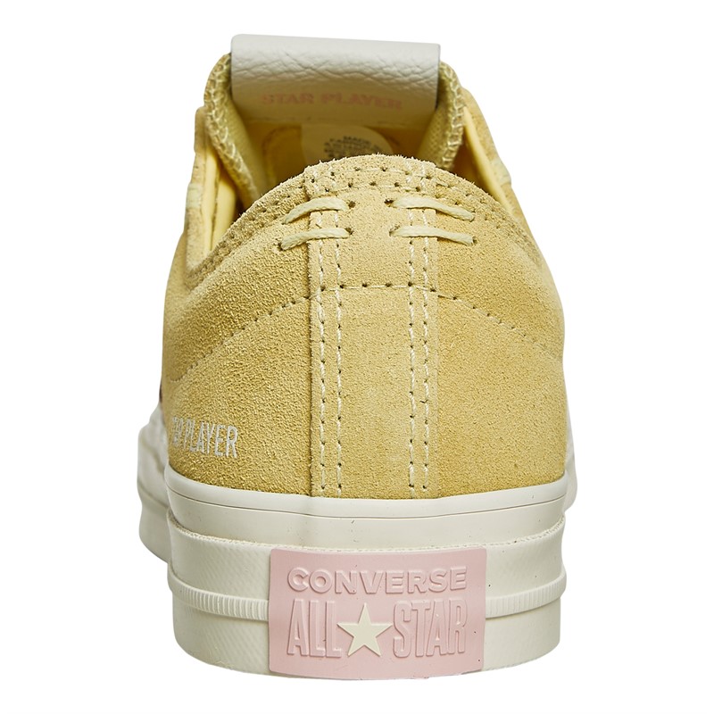 Converse Star Player 76 Suede Trainers Like Butter/Egret/Donut Glaze