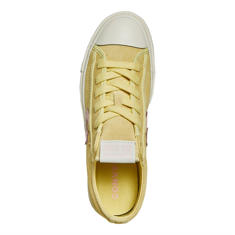 Converse Star Player 76 Suede Trainers Like Butter/Egret/Donut Glaze