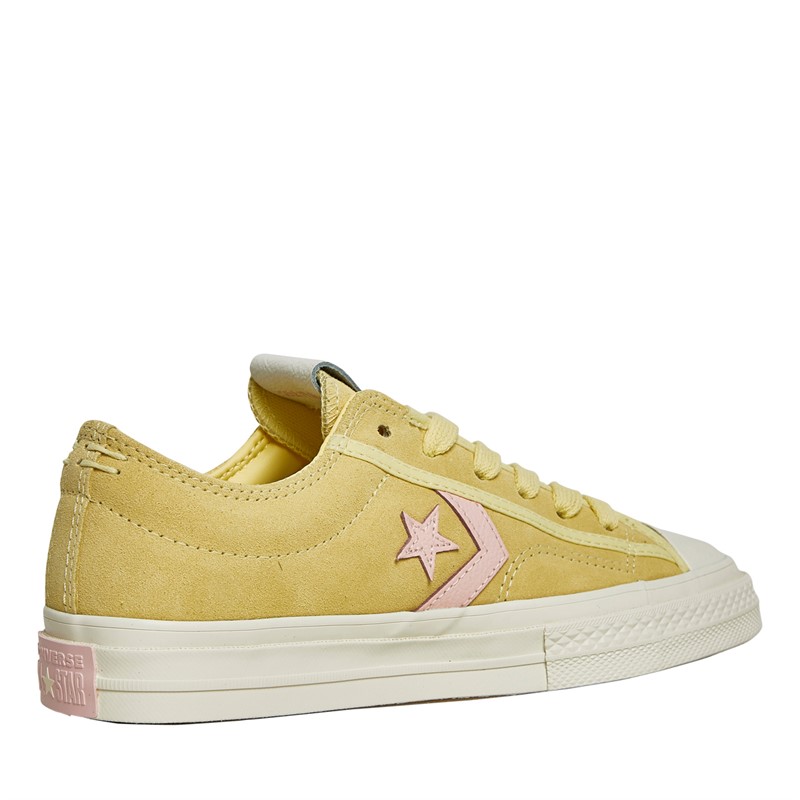 Converse Star Player 76 Suede Trainers Like Butter/Egret/Donut Glaze