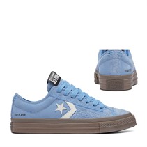 Converse Star Player 76 Suede Trainers Light Blue/Egret/Black