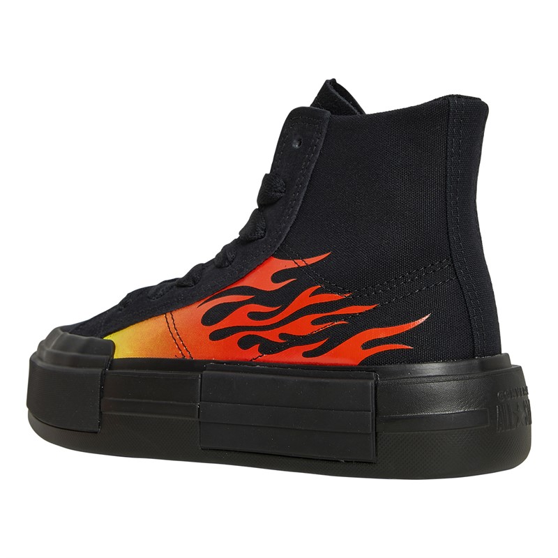 Converse Chuck Taylor All Star Cruise Hi Flames Trainers Black/Enamel Red/Black