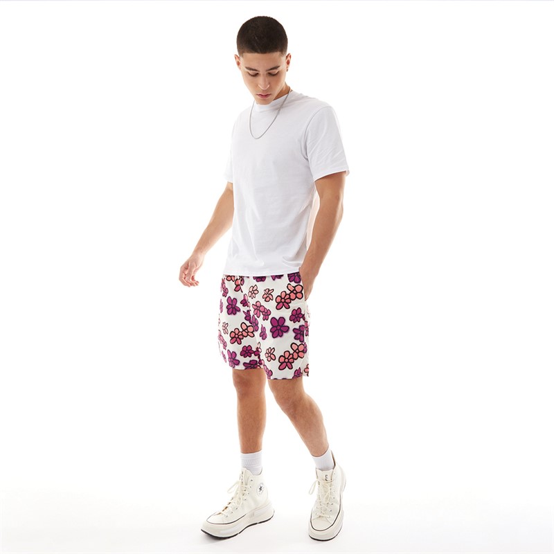 Converse Mens Floral 7 Shorts Floral AOP