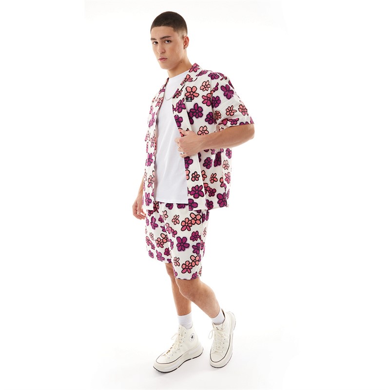 Converse Mens Floral 7 Shorts Floral AOP