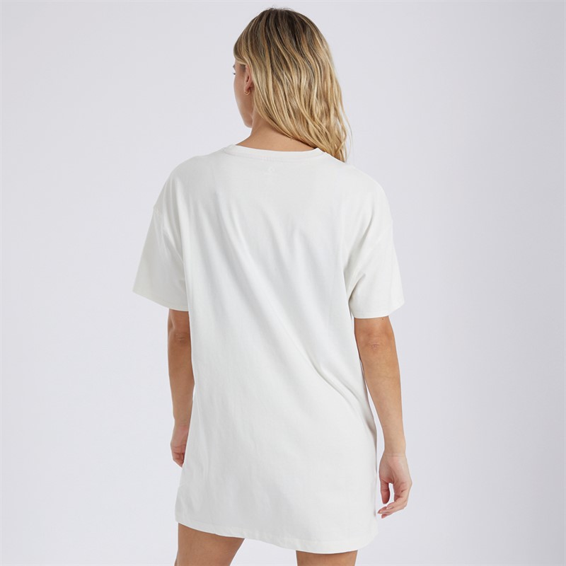 Converse Womens Pocket T-Shirt Dress Converse Egret