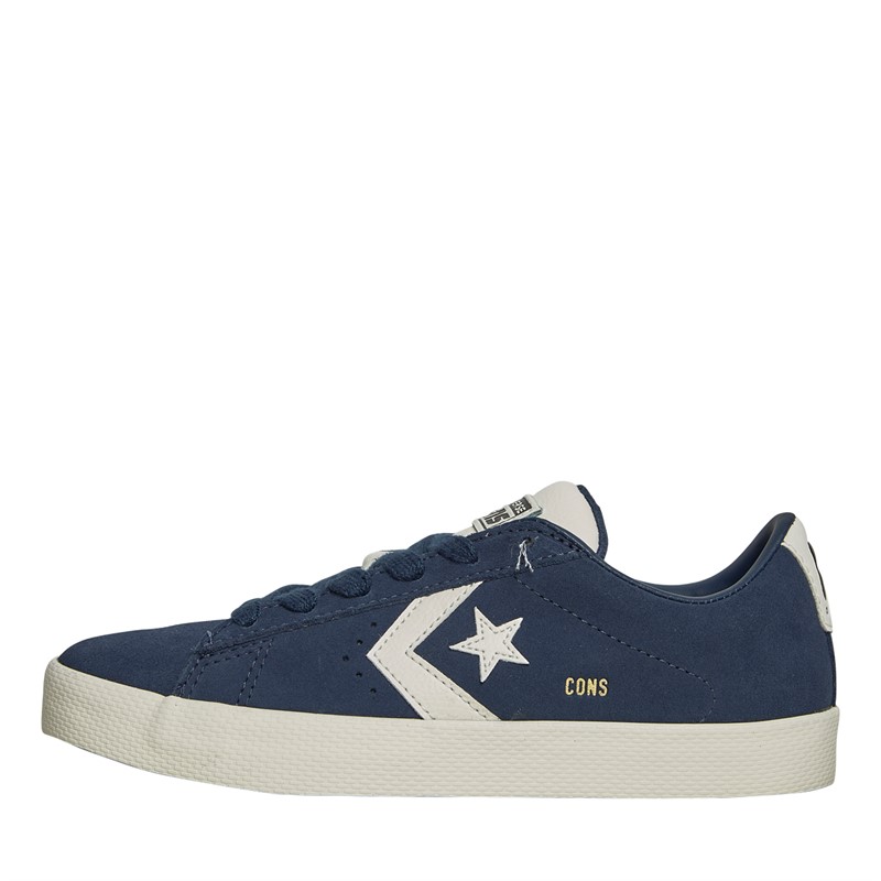 Converse PL Vulc Pro Suede And Leather Trainers Navy/Egret/Navy