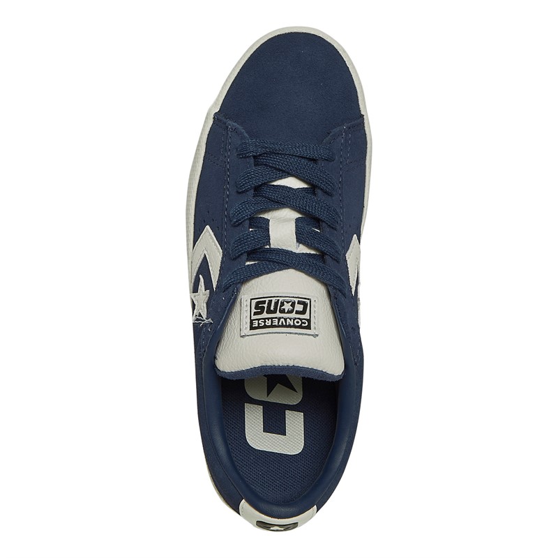 Converse PL Vulc Pro Suede And Leather Trainers Navy/Egret/Navy