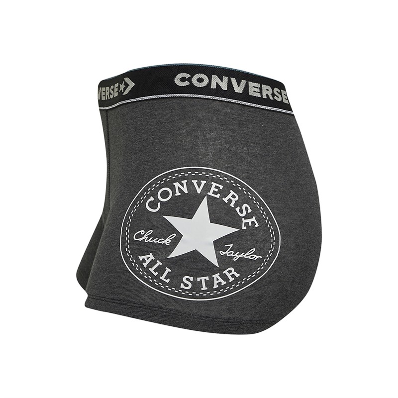 Converse Boys All Star Print Two Pack Boxers Dark Marina Blue