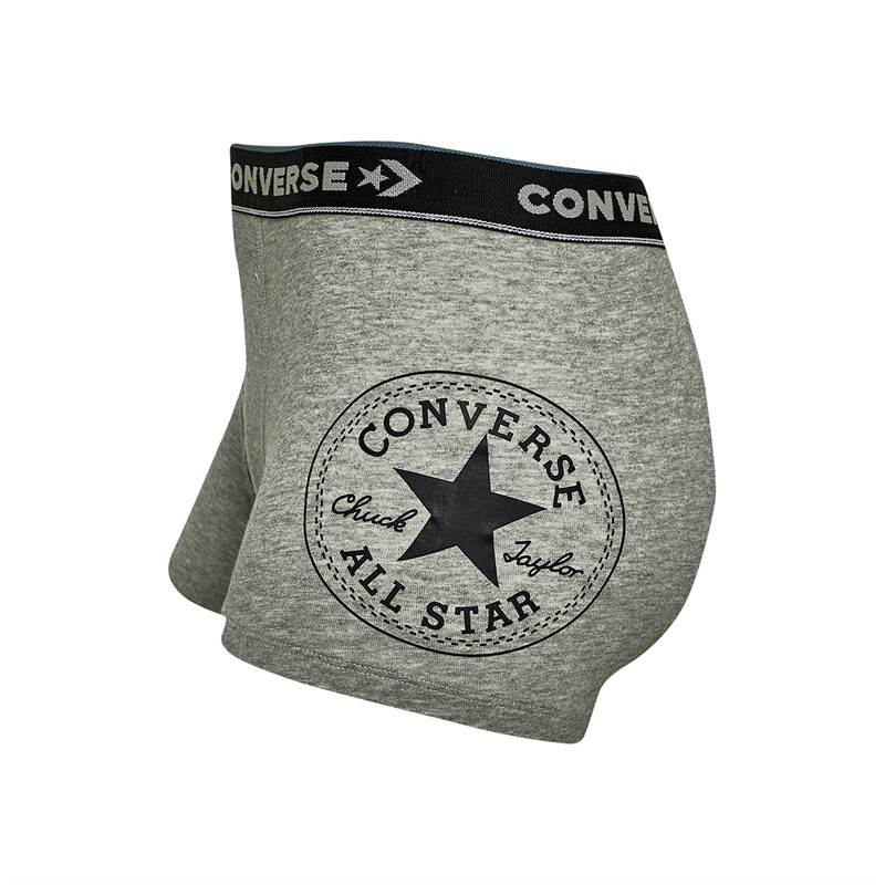 Converse Boys All Star Print Two Pack Boxers Flash Orange