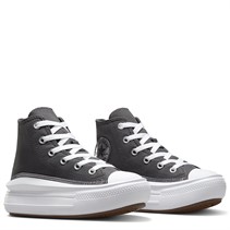 Converse Kids Chuck Taylor All Star Move Glitter Trainers Dark Matter/Black/White