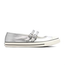 Converse Womens Chuck Taylor All Star Dainty Mary Jane Trainers Silver/Egret/Black