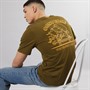 Converse Mens Star Chevron Logo Skateboarding T-Shirt Surplus Olive