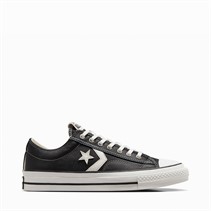 Converse Mens Star Player 76 Fall Leather Trainers Black/Vintage White/Silver