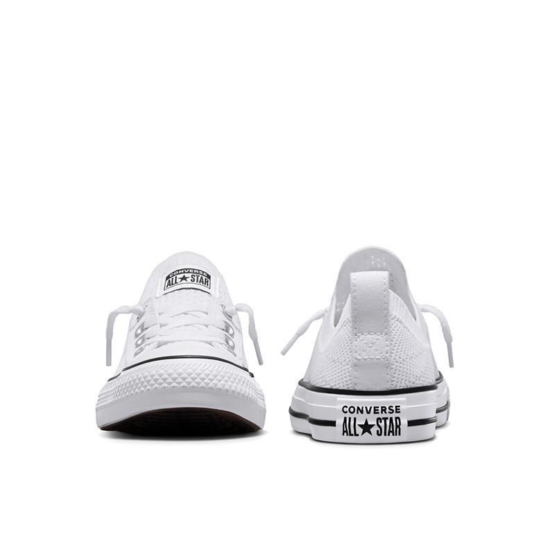 Converse Womens Chuck Taylor All Star Shoreline Knit Trainers White/Black/White