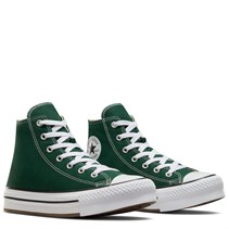 Converse Junior Chuck Taylor All Star Eva Lift Trainers Green Envy/White/Natural Ivory