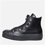 Converse Womens Chuck Taylor All Star Lift Hi Platform Leather Trainers Black/Total Eclipse/Black
